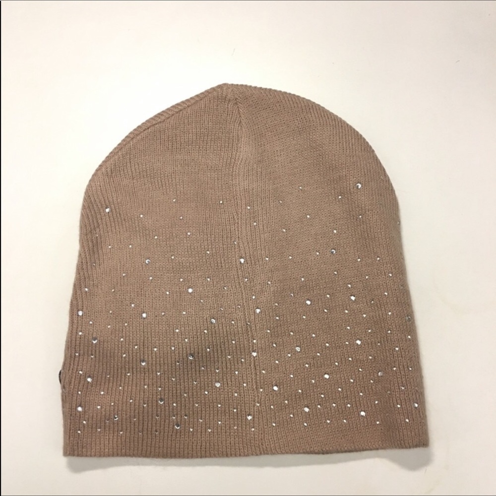 Floral Sequin Knit Hat - Picture 2 of 2